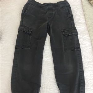 Boys charcoal grey joggers medium